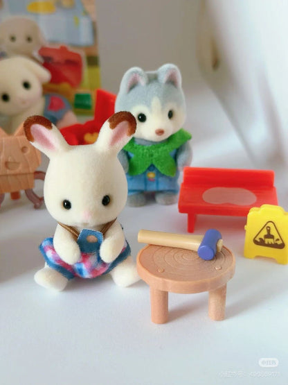SylvanianFamilies｜Babys Love Crafts / baby builder/ Construction Series mystery bag/blind box/All 8 types｜1pcs