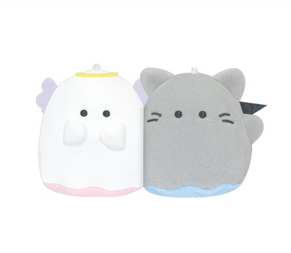 Nico Nui｜幽幽家族磁吸毛绒玩偶挂件/包挂/1对｜约H140×W130×D70