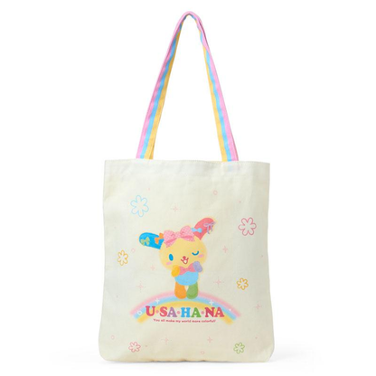 Sanrio｜Usahana Always Loved Tote Bag｜35×4.5×38cm approx. approx.