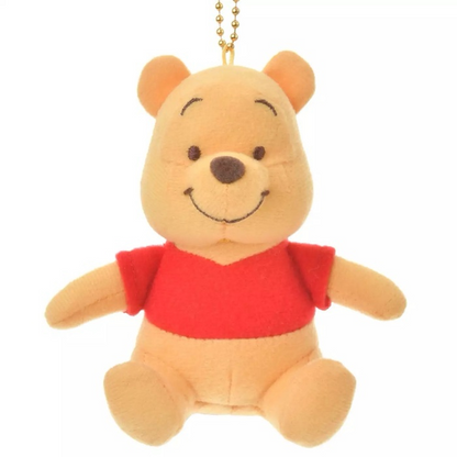 Disney迪士尼｜Fluffy Plush Keychain经典基础款可爱角色迷你毛绒玩偶挂件/包挂｜ 约8.5×12×6(cm)
