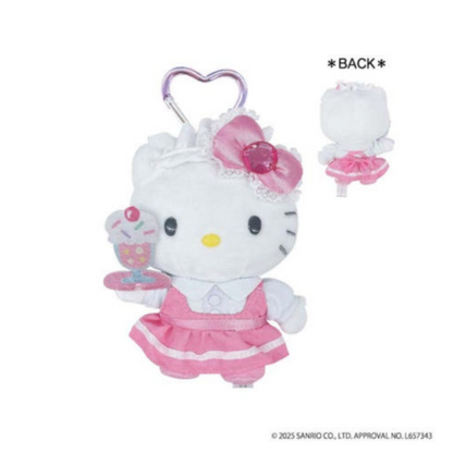 Hello kitty｜Lolita Fashion Mascot Holder /Plush Keychain｜H120 x W85 x D65mm approx.