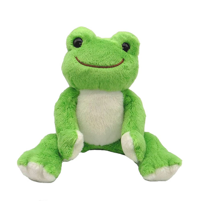 Pickles the Frog｜Rainbow Color Wakaba Green Fluff Plush Dolls/Plush Toy｜H16×W12×D15cm approx.
