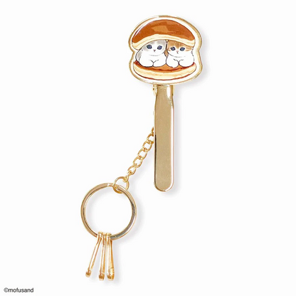 Mofusand｜Fruit Cat Clip Key Charm｜85×25×20mm approx.