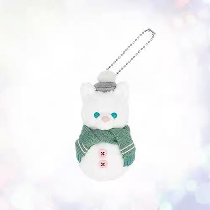 Disney｜Duffy and friend Winter 2025 snowman Mascot Holder /Plush Keychain