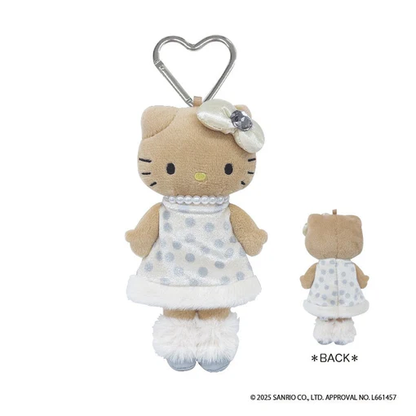 Hello kitty｜Style Up long leg Mascot Holder /Plush Keychain｜H180 x W125 x D44mm