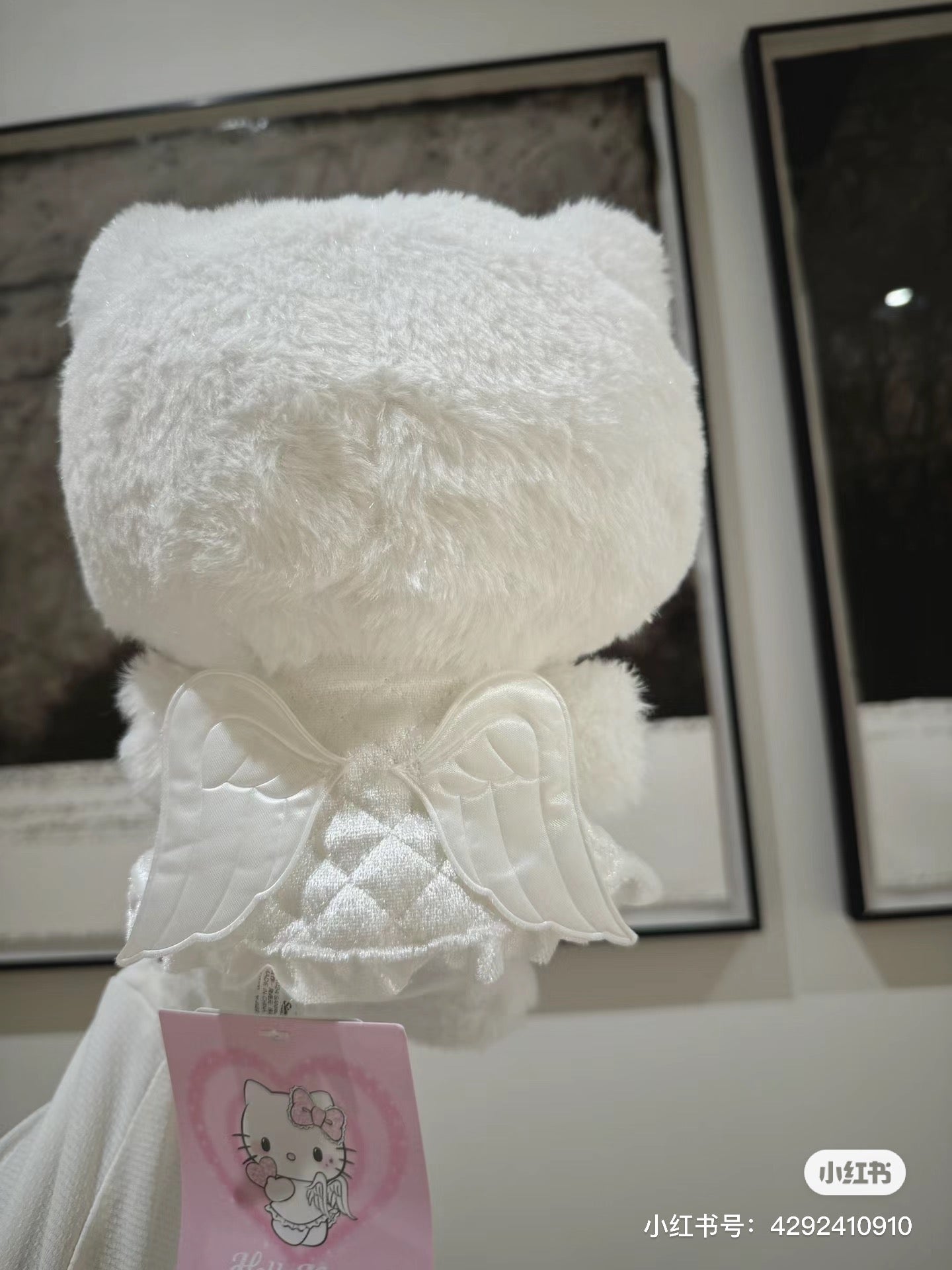 Hello kitty凯蒂猫｜Sanrio Hello Kitty Plush  / Angel and Little Devil天使恶魔玩偶｜约 25.7 x 18.2 x 11.7cm