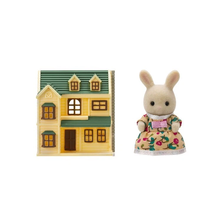 【limit 1】SylvanianFamilies｜Calico Critters Baby Rabbit &amp; Green Hill House Playset