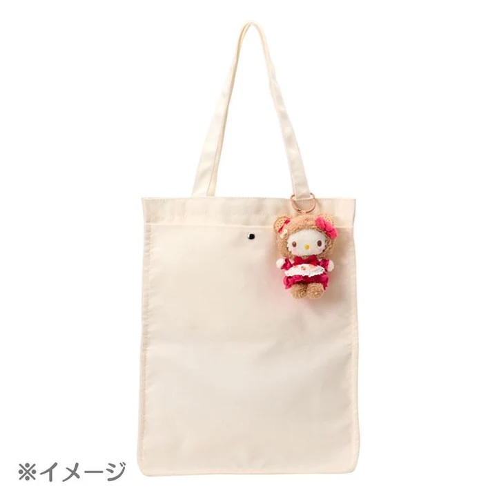Sanrio｜Cookie Fluffy Bear Mascot Holder /Plush Keychain｜9.5×6×13cm approx.