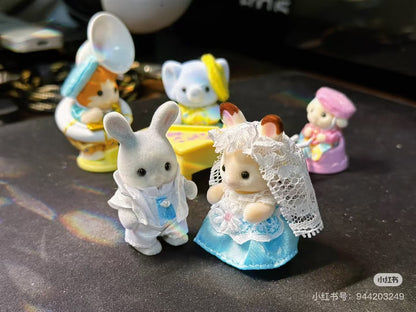 【limit 1】SylvanianFamilies｜Rabbit Baby Pair Set - Lovely Wedding