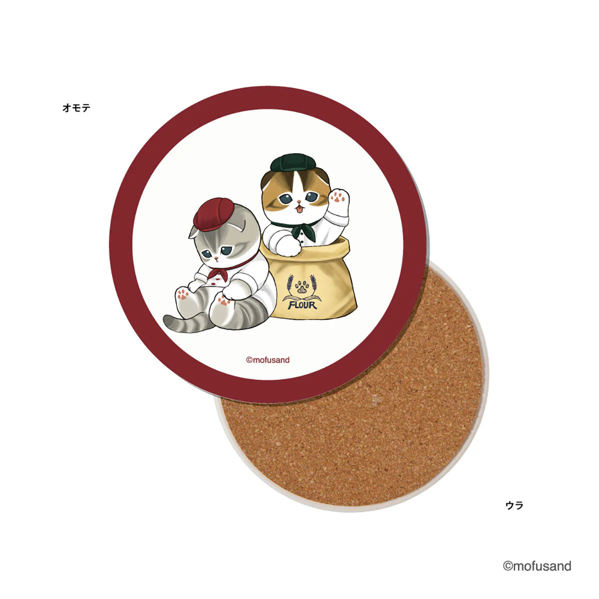 Mofusand｜Mofumofu Bakery Absorbent Coaster｜102mm approx.