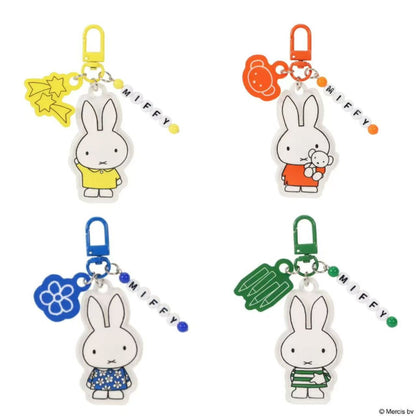 Miffy｜Bruna colors Clear Keychain/Keyring｜9.5cm x 3.6cm x 0.8cm approx.