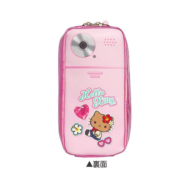 Sanrio｜Hello Kitty Tokimeki Heisei Kogal After School Girls Flip Phone Style Pen Pouch Pencil Case｜ 185×85×50mm approx.