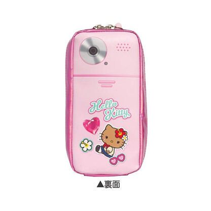 Sanrio｜Hello Kitty Tokimeki Heisei Kogal After School Girls Flip Phone Style Pen Pouch Pencil Case｜ 185×85×50mm approx.