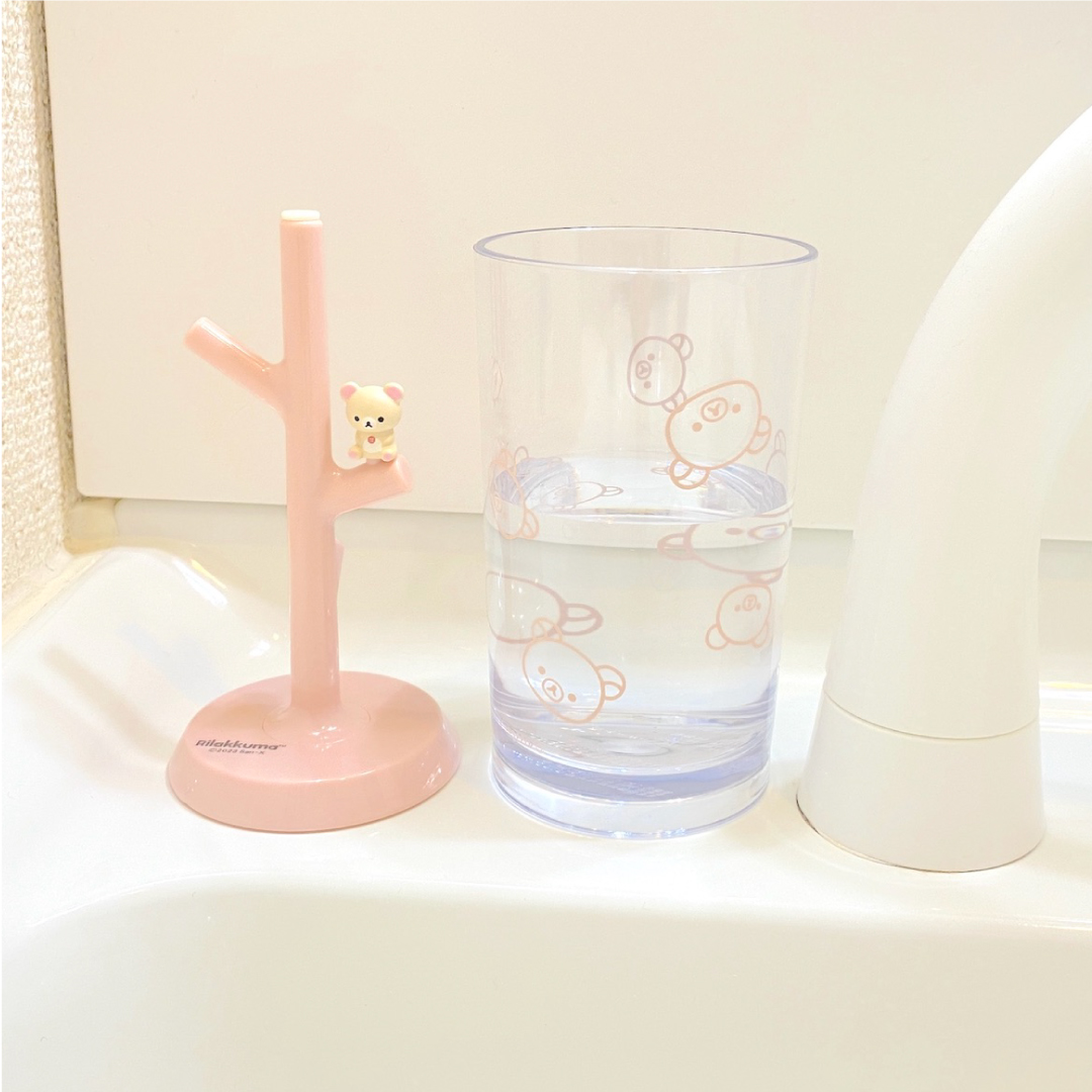 Rilakkuma｜Gargle Cup &amp; Stand｜W65×D65×H123 (mm) approx.