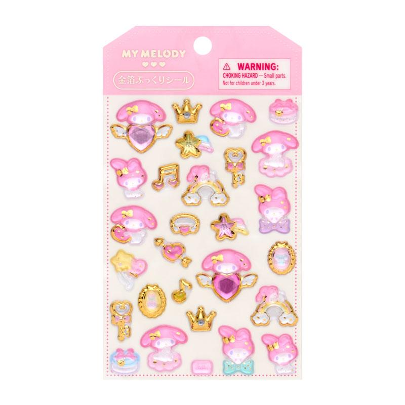 Sanrio｜Gold Foil Puffy Sticker｜9.5×0.5×16cm approx.