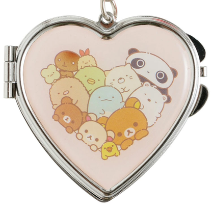 Sanx｜Universe Heart Mirror Keychain/Keyring｜92×51×8mm approx.