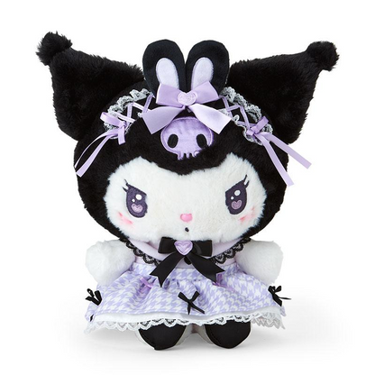 Sanrio三丽鸥｜ Dream Ribbon Plush Toy梦幻蕾丝蝴蝶结千鸟格女仆地雷系毛绒玩偶/公仔｜约 W17.5×D14×H24cm