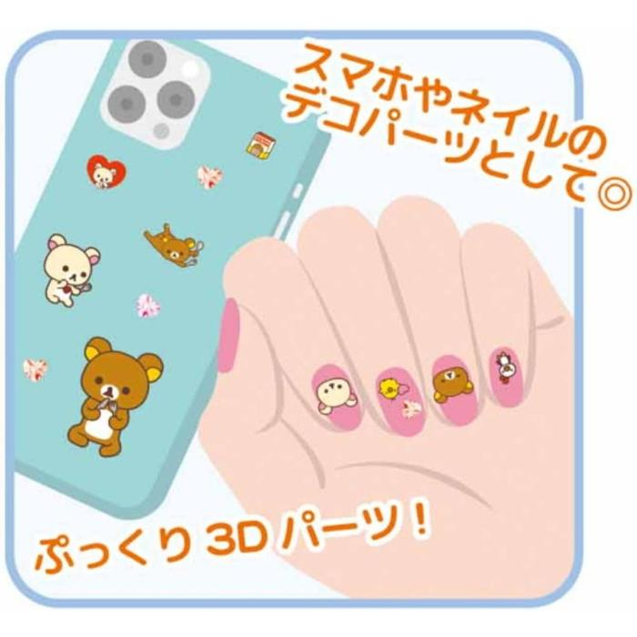 Rilakkuma｜Mini Decorative Flake Stickers｜105×110×10mm approx.