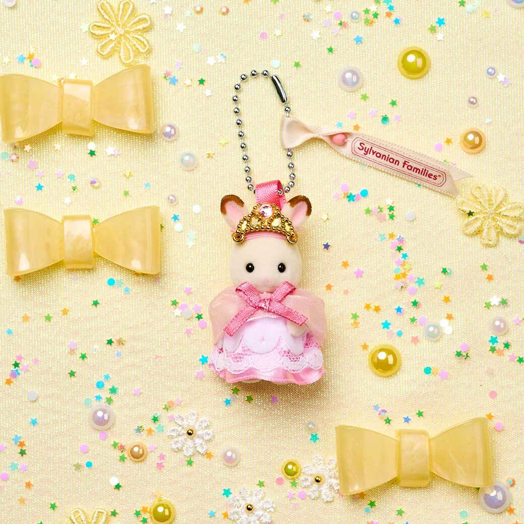 SylvanianFamilies｜Prince Baby Chocolate Rabbit Keychain