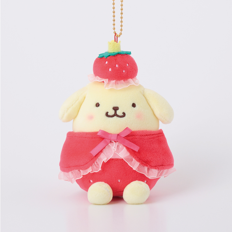 Sanrio｜Strawberry Crown Mascot Holder /Plush Keychain｜H10cm approx.