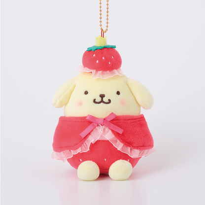 Sanrio｜Strawberry Crown Mascot Holder /Plush Keychain｜H10cm approx.