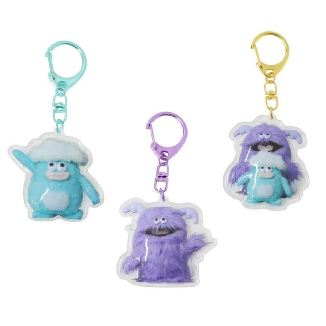Whippi &amp; Rappi ｜plump Keychain｜57 x 55 x 10 mm approx.