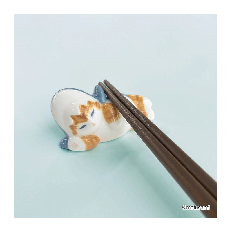 Mofusand｜Porcelain Chopstick Rest｜28×55×33mm approx.