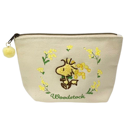 Snoopy｜Peanuts Woodstock Mimosa Pouch ｜ H12 x W19 x D4cm approx.