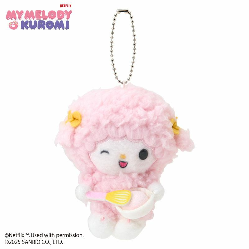 Sanrio｜Netflix Original Anime My Melody &amp; Kuromi Collection Mascot Holder /Plush Keychain｜W8.5 x D6 x H10cm approx.
