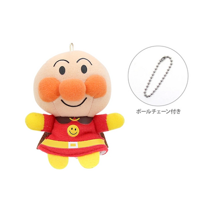 Anpanman｜Go! Anpanman Uncle Jam Fluffy Finger Puppet Mascot Holder /Plush Keychain｜W90 x H100 x D55mm aprox.
