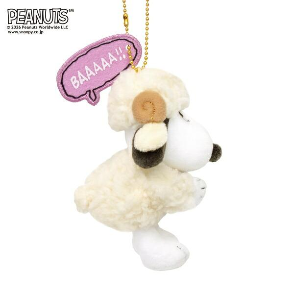 Snoopy｜Peanuts Yoshitoku 2027 Year of the Sheep Mascot Holder /Plush Keychain｜H10cm approx.
