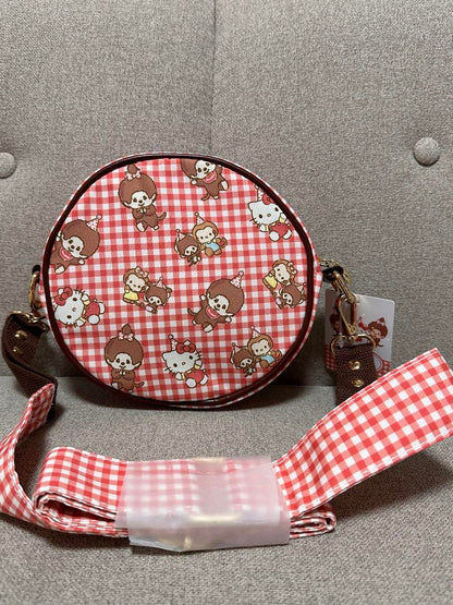 【limit 1】Monchhichi｜Hello Kitty x Monchhichi Round crossbody bag