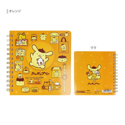 Sanrio｜Square ring notebook with window｜60 pages