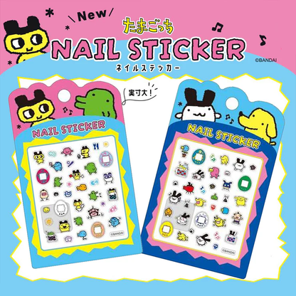 Tamagotchi｜Nail stickers｜70 x 115 mm approx.