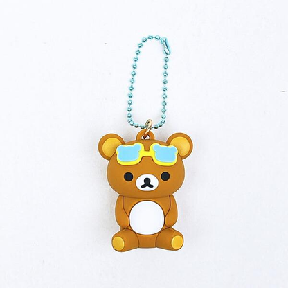 Rilakkuma｜Sunglasses Figure Keychain/Keyring｜26×44×23mm approx.