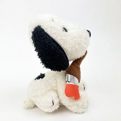 Snoopy史努比｜PEANUTS 75th Celebration75周年限定咬毛刷毛绒玩偶/公仔｜约H17×W10×D15cm