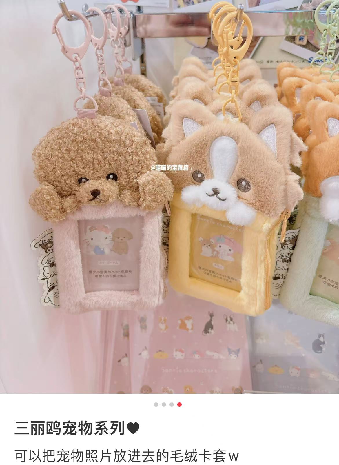 Sanrio｜Always Together, My Pet Card Holder Pouch｜ 17.5 x 10 x 3cm approx.