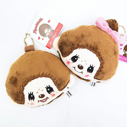 Monchhichi｜Plush Mirror Keychain｜H115 x W115 x D40mm approx.