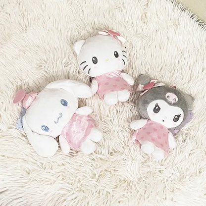 Sanrio三丽鸥｜keychain pouch 天使爱神系列挂件/背面带小拉链包｜约14cm x 13cm x 4cm