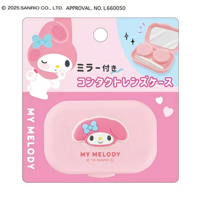 Sanrio｜Contact Lens Case with Mirror｜H92 x W88 x D25mm approx.