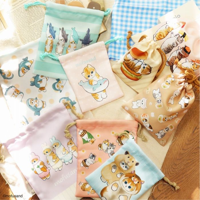 Mofusand｜Drawstring Bag Set｜3 piece