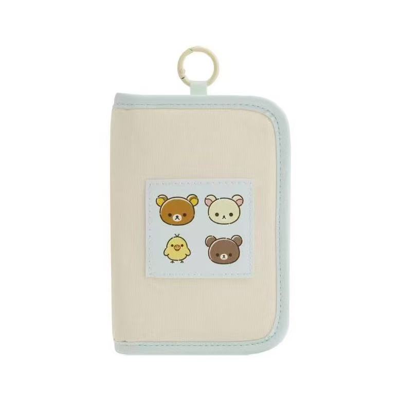 SANX｜Rilakkuma and Awawa Neko Outing Wallet ｜155 x 110 x 10 mm approx.