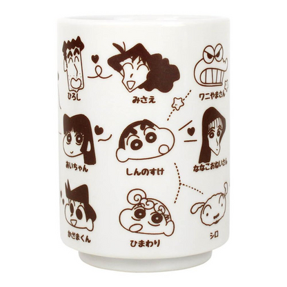 Crayon shin-chan蜡笔小新｜蜡笔小新全家福/约束条款陶瓷水杯/茶杯｜约220ml