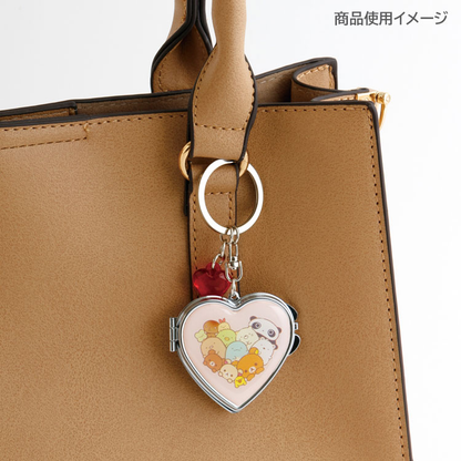 Sanx｜Universe Heart Mirror Keychain/Keyring｜92×51×8mm approx.