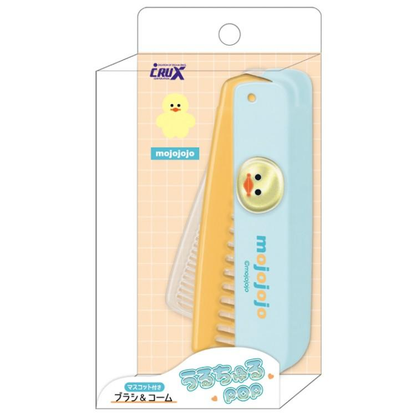 Mojojojo｜Uruchuru POP Brush &amp; Comb｜H190 x W27 x D19mm approx.