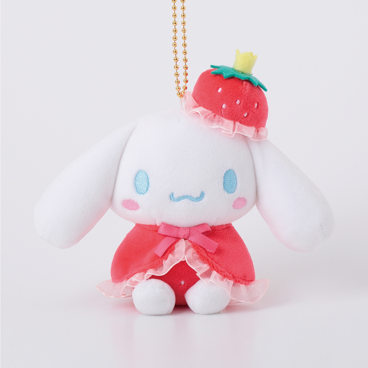 Sanrio｜Strawberry Crown Mascot Holder /Plush Keychain｜H10cm approx.