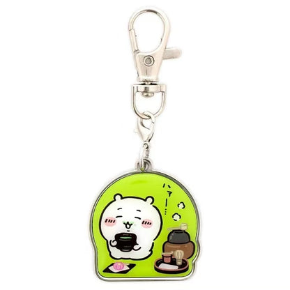 chiikawa｜Fushimi Matcha Metal Charm Keychain｜ H85 x W30mm approx.