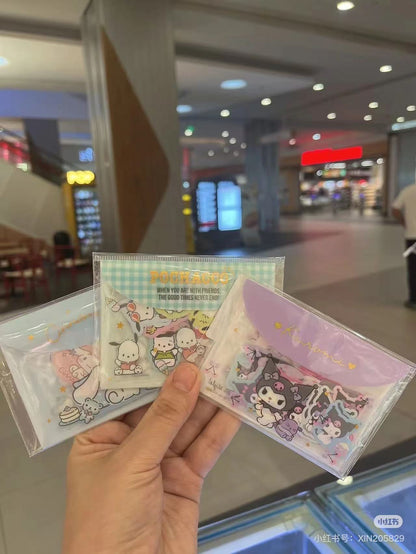 Sanrio｜Flake Sticker &amp; Case Set｜40piece