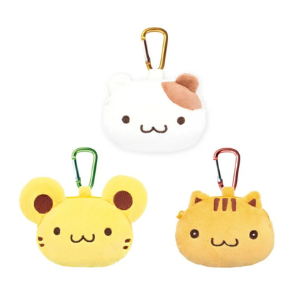 Sanrio｜Pompompurin 30th Anniversary POP UP Sweets Party Pouch with Carabiner｜H80 x W105 x D50 mm approx.