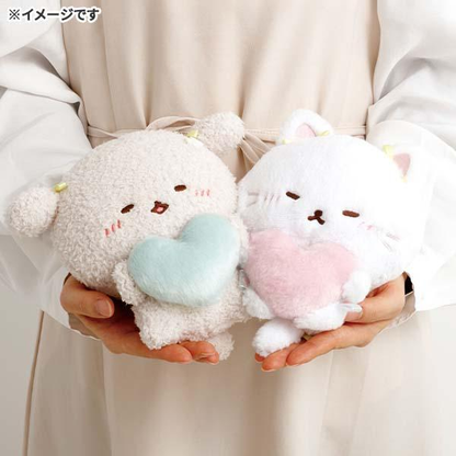 Ishiyowachan｜Love My Favorite Idol Blue Heart Yellow Ribbon Plush Dolls/Plush Toy｜160×175×100mm approx.